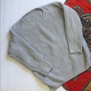 Unbranded size medium chunky light grey sweater
